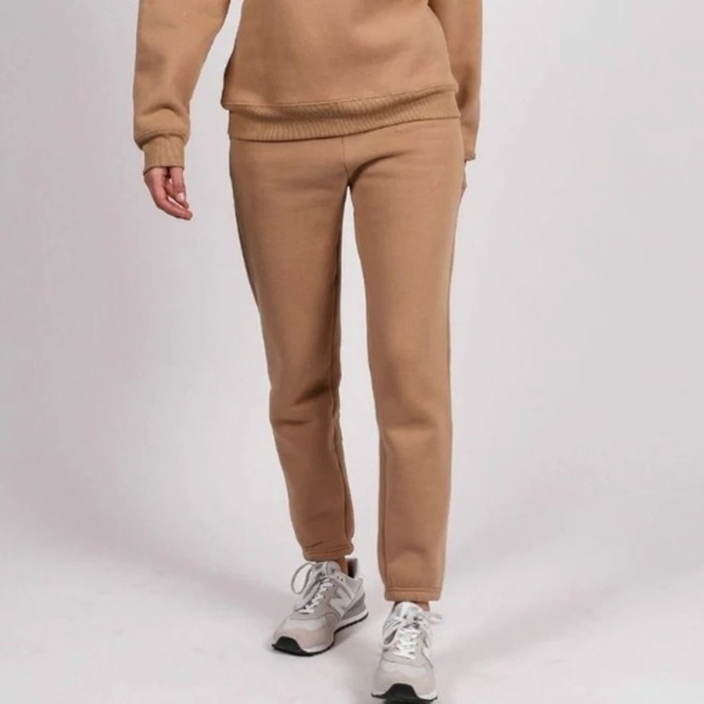 Brunette The Label “Redhead” Chocolate Brown The Label Crew Sweatpants Size S/M - Picture 1 of 9